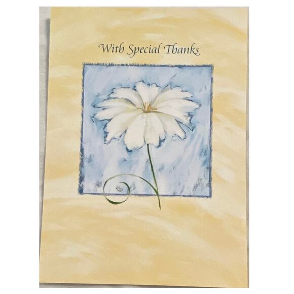 Lot 4 Vtg MCM Thank You Card Canada 1980s Lawson Falle Bouquet of Gratitude - Picture 11 of 16